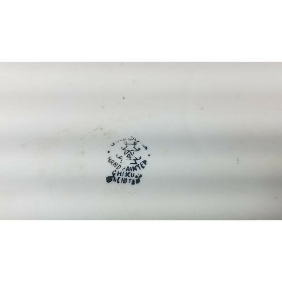 Gold Castle Chikusa Lusterwear Snack Plate and Tea Cup Hand Painted Japan - Picture 6 of 6